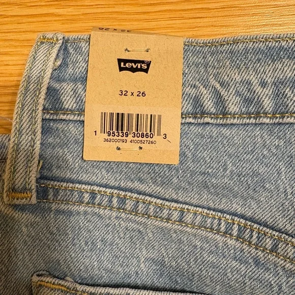 Levi’s Womens Straight Jeans 501 cropped 32x26 - Picture 5 of 5